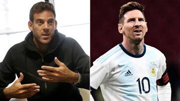 Del Potro: "Messi es algo único, a los argentinos no nos debe nada"