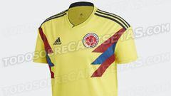 Esta sería la camiseta de Colombia para el Mundial 2018
