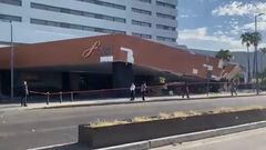 Fachada del Hotel Fiesta Americana en Hermosillo se desploma y causa alarma en Sonora