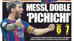 Messi en Mundo Deportivo. 