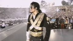 Michael Jackson en la final de la Super Bowl de 1993