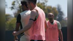 Gareth Bale entrena junto a Vela y Chiellini en LAFC