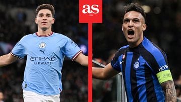 Julián Álvarez o Lautaro Martínez, ¿quién será el nuevo futbolista en ganar Mundial y Champions en la misma temporada?