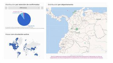 Mapa de casos y muertes por coronavirus por departamentos en Colombia: hoy, 5 de junio