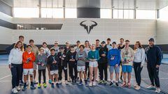 La Rafa Nadal Academy by Movistar continúa apoyando a los jóvenes tenistas ucranianos