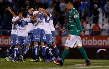Deportes Temuco ha jugado 16 partidos en Primera División, con 2 empates y 14 derrotas.