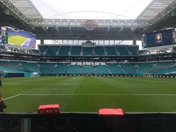 El Hard Rock Stadium, casa de los Miami Dolphins, está listo para el PSG vs Juventus y El Clásico Miami. Será el primer partido de fútbol en el estadio desde su remodelación.