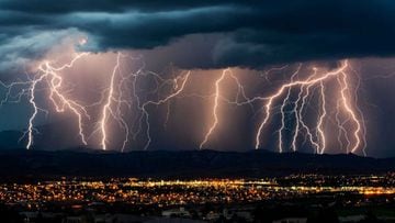 Twenty-eight lightning bolts are produced per minute for nine hours and their energy could illuminate the entire continent of South American.