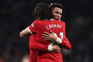 Cristiano Ronaldo and Edinson Cavani were both on the scoresheet for United as they bounced back from their 5-0 mauling by Liverpool with a 3-0 win at Spurs.