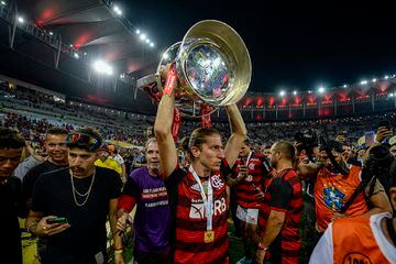 Filipe Luís, uno de los capitanes de Flamengo, atendió a AS en exclusiva para hablar de la obtención de la Copa de Brasil.