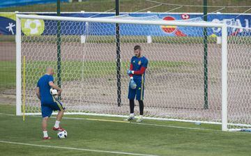 De Gea in yesterday's session.