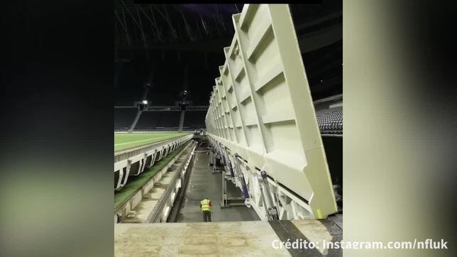 Así fue la transformación del estadio del Tottenham para el juego de la NFL