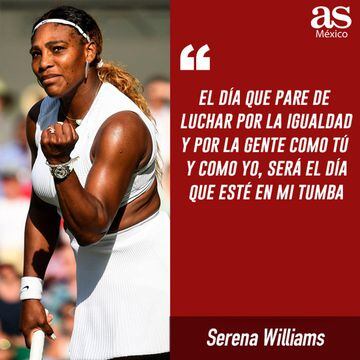 Serena Williams tras perder ante Simona Halep en la final de Wimbledon.