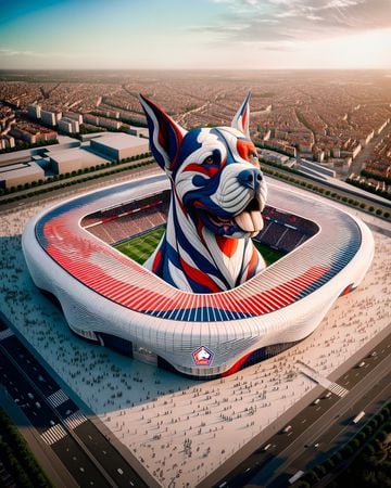 Los espectaculares estadios de la Ligue 1 según la IA