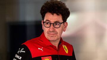 Mattia Binotto (Ferrari). Yas Marina, Abu Dhabi. F1 2022.
