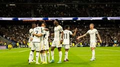 Real Madrid thrashed Girona in a potential LaLiga title-decider at the Estadio Santiago Bernabéu.