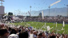 En el estadio Monumental se esperan 5 mil hinchas como m&iacute;nimo.