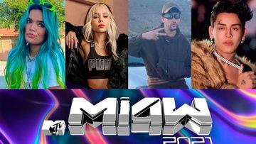MTV MIAW 2021: cantantes que presenciarán la premiaciones 