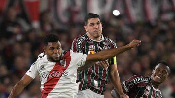 Borja ingresa en triunfo de River ante el Fluminense de Arias