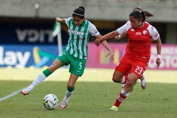 Atlético Nacional e Independiente Santa Fe se enfrentaron en el Polideportivo Sur por la fecha 15 de la Liga BetPlay Femenina
