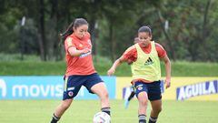 Entrenamiento de la Selección Colombia Femenina sub 20