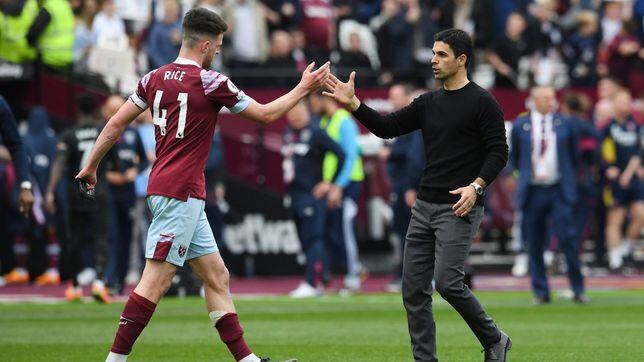 Declan Rice deja el West Ham; el Arsenal será su destino