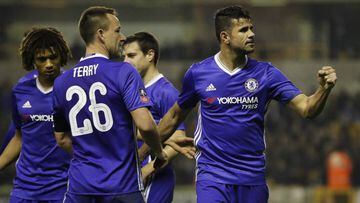 Pedro y Diego Costa llevan al Chelsea a cuartos de final