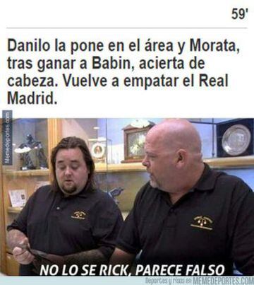 Isco y la remontada del Real Madrid protagonistas de los memes