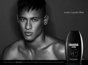 Neymar JR es imagen del perfume Drakkar Noir de Guy Laroche.