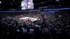 May 18, 2023; Denver, Colorado, USA; General view during the second half between the Los Angeles Lakers and the Denver Nuggets during game two of the Western Conference Finals for the 2023 NBA playoffs at Ball Arena. Mandatory Credit: Isaiah J. Downing-USA TODAY Sports