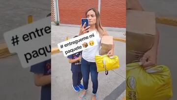 Vídeo: Lady Paquete se hace viral por no entender las instrucciones de la entrega