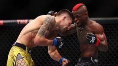 Mixed Martial Arts - UFC Fight Night - The O2 Arena, London, Britain - July 22, 2023  Marc Diakiese in action against Joel Alvarez Action Images via Reuters/Andrew Boyers