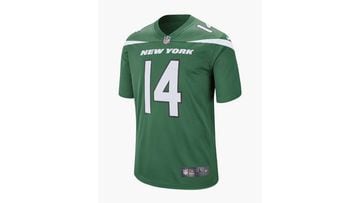 Viste con los colores verde de los Jets de Nueva York.