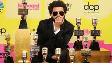 The Weeknd en los Billboard Music Awards 2021, California. Mayo 23, 2021.