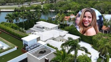 Así es la lujosa mansión en la que Shakira vivirá con sus hijos en Miami. GTRES
