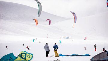 "Snowkite Fest Corralco" se toma el centro de ski este fin de semana