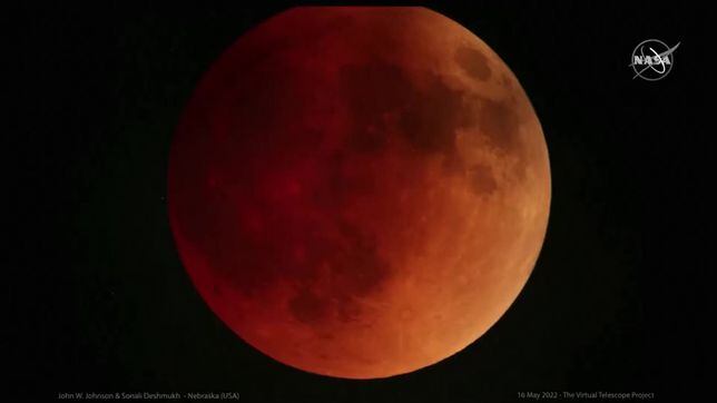 Eclipse lunar: así se vivió desde la toma de la NASA