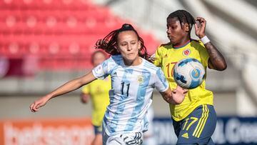Colombia enfrenta a Argentina en Sudamericano Femenino Sub 17