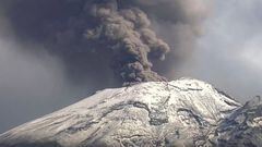 The video that shows the moment in which the Strombolian eruption of the Popocatépetl Volcano occurred early morning Saturday, May 20.
