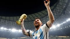 The president of the Argentine Football Federation says that “Leo is happy in the National Team” and that he sees him playing at the 2026 World Cup.