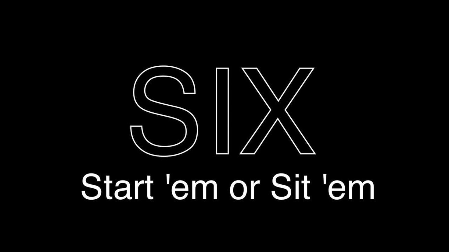 nfl week 6 start em sit em