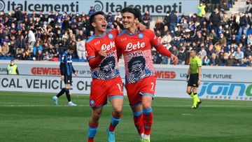 Hirving Lozano con destacada actuación en el Napoli vs Atalanta