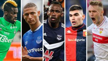 Cinco hist&oacute;ricos en crisis: Girondins, Everton, Saint-Etienne, Genoa y Stuttgart.