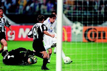 Predrag Mijatovic scores the winner against Juventus to secure the 1997/98 Champions League and end Real Madrid's 32-year wait.