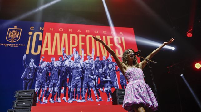 Mucha música y fiesta en la espera por los campeones de la Nations League