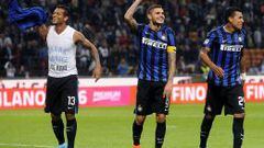 Guar&iacute;n, Icardi y Murillo, tres jugadores importantes en el buen arranque del Inter.