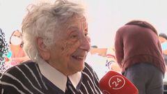 Fue a votar con 104 años y envió un mensaje potente a los jóvenes
