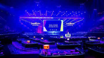 Imagen del escenario de Eurovisi&oacute;n 2021.