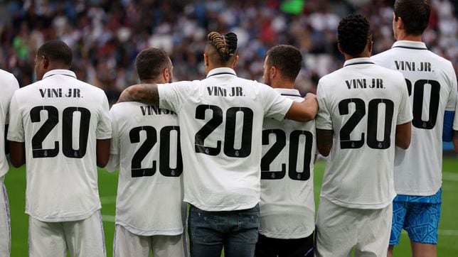 Real Madrid’s Bernabéu message to Vinicius in minute 20 against Rayo Vallecano