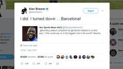 Alan Shearer responde a Lukaku.